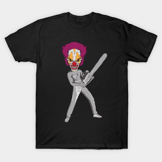 Scary Killer Clown T-Shirt by AngelFlame